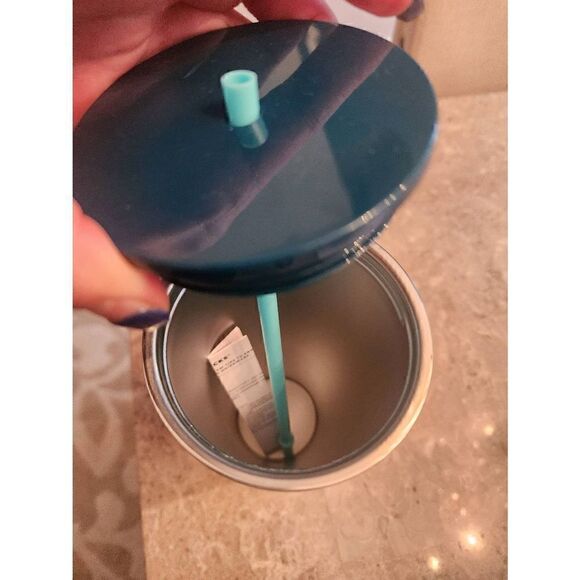 Starbucks NWT  peacock 2 tone  metal venti tumbler  Spring 2023 - Picture 4 of 4